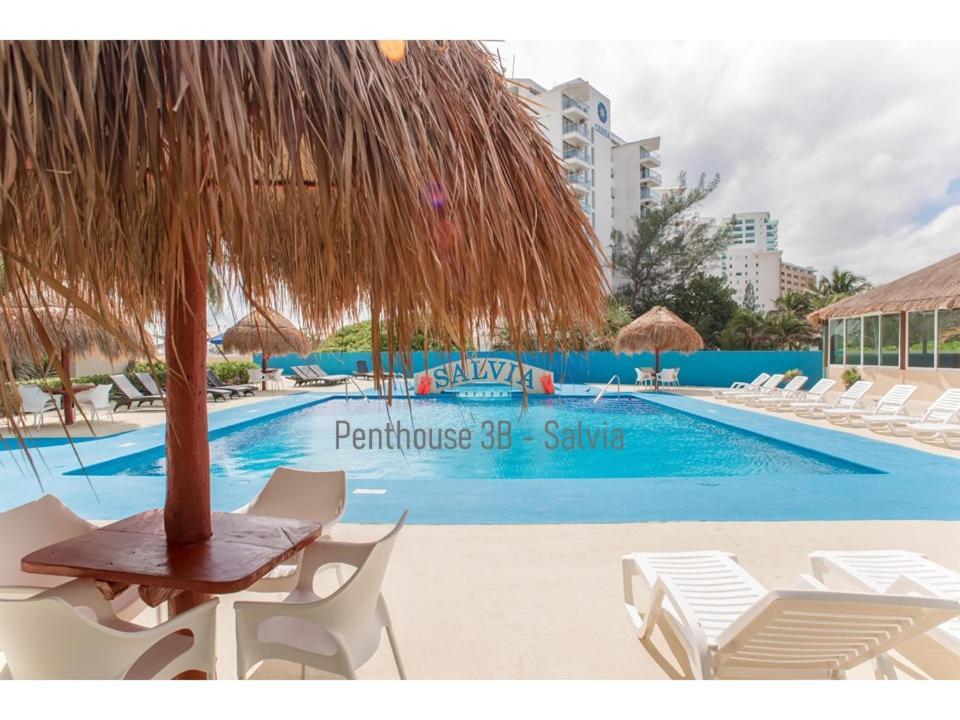 2 Story Oceanfront Penthouses On Cancun Beach! Экстерьер фото